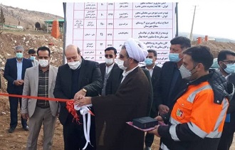 در سومین روز از دهه فجر؛ پروژه ایمن سازی محور حاجی حاضر شهرستان ایوان افتتاح شد
