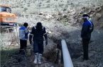 ۱۰۰ متر خط انتقال فرسوده آب در شهر پهله زرین آباد تعویض شد