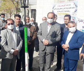 مشعل گاز در شهر میمه دهلران روشن شد