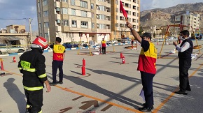 اولین دوره مسابقات ترکیبی عملیاتی ورزشی آتش نشانان ایلام برگزار شد