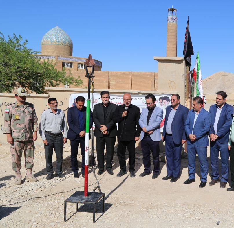 طرح گازرسانی به ۲ روستا و ۶ صنایع در دهلران افتتاح شد