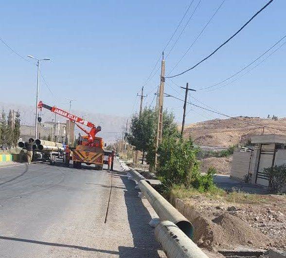 آغاز عملیات لوله‌گذاری طرح انتقال آب به شهرستان دره شهر