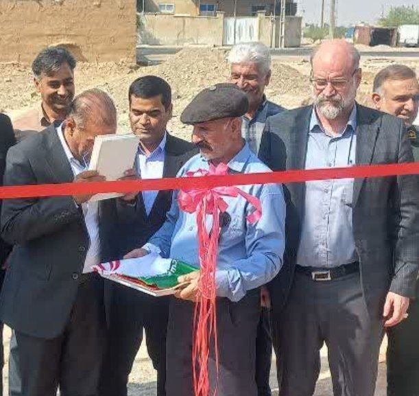 شبکه توزیع آب در مناطق نهضت ملی مسکن دهلران افتتاح شد