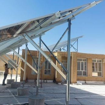 اتصال ۴۰ کیلووات نیروگاه خورشیدی به شبکه سراسری