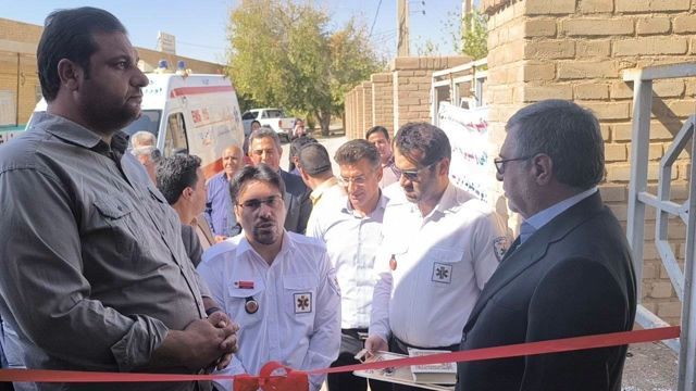 افتتاح پایگاه جاده‌ای اورژانس مله‌مازگ در روستای زیرتنگ بیجنود