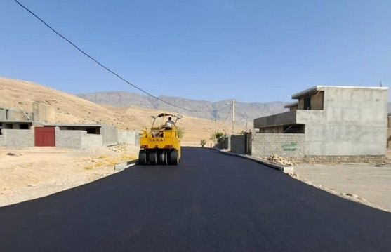 ۱۱ هزار و ۵۰۰ مترمربع از معابر سه روستای آبدانان اسفالت شد