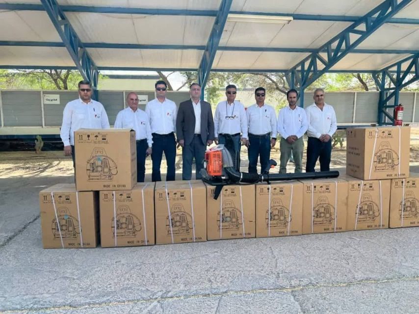 تجهیز ادارهکل منابع طبیعی ایلام به ۲٠ دستگاه دمنده اطفاء حریق