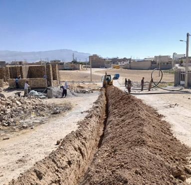 اجرای ۲۳۲۰ متر شبکه لوله‌گذاری در دو روستای شهرستان ایلام