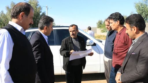 اجرای عملیات عمرانی برای رفع مشکل سیلاب روستای دشت‌اکبر دهلران