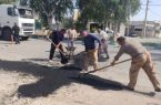 تداوم عملیات بهسازی معابر شهر مهران