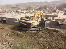 آغاز عملیات خاکبرداری ناحیه رانشی محدوده شهر جعفر آباد