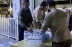 خدمات‌رسانی نیروهای آب منطقه ای به زائران عرفه در پایانه مرزی مهران