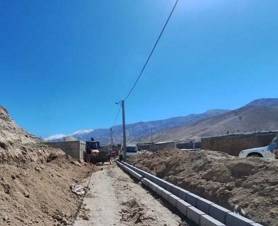 اجرای عملیات جدولگذاری معابر شهر جعفرآباد با اعتبار ۱۰ میلیارد ریال