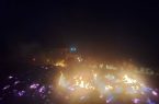 مهار آتش‌سوزی مزارع اطراف شهر جعفرآباد توسط شهرداری