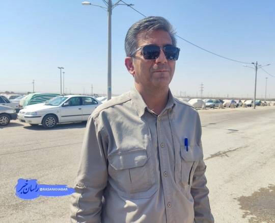تجهیز پارکینگ ۸۲ هکتاری اربعین مهران به پایش تصویری