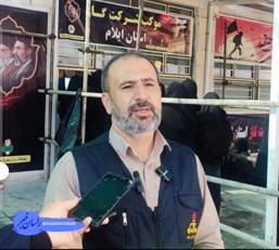 تداوم فعالیت موکب شرکت گاز ایلام تا پایان اربعین