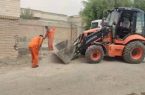  تداوم عملیات پاکسازی و نخاله‌برداری معابر سطح شهر مهران