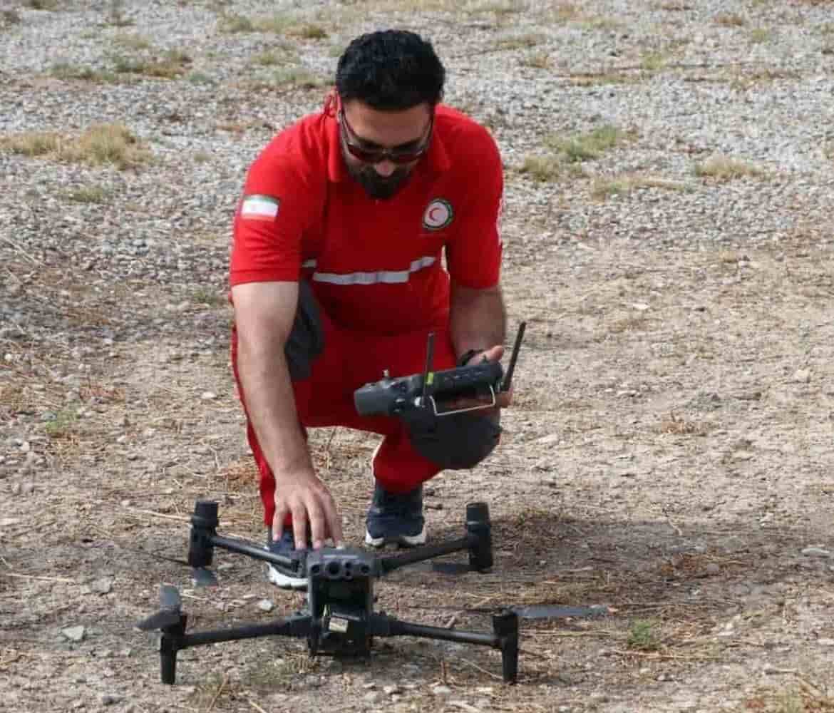 تقویت توان عملیاتی امداد و نجات ایلام با تجهیز ناوگان هلال‌احمر به پهپادهای جست‌وجو