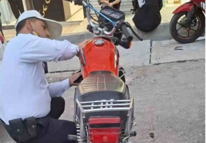 کشف موتورسیکلت سرقتی در شهر ایلام