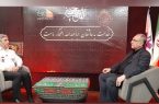 استودیو مرکزی کمیته بهداشت و درمان اربعین کشور در مرز مهران افتتاح شد