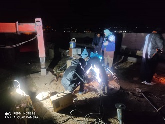 مدیر امور آبفای شهرستان خبر داد: تعویض و راه اندازی الکتروپمپ شناور چاه شماره ۴ ایوان