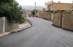 معابر سه روستای ایوان به مساحت ۱۲ هزار مترمربع آسفالت شد
