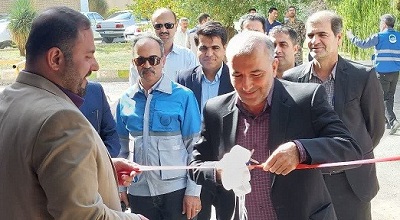 افتتاح مرکز فرماندهی و خودرو عملیاتی مدیریت بحران در تصفیه خانه آب شهر ایلام