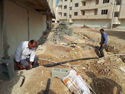 ۵۰۰ متر شبکه توزیع آب در شهرستان دهلران اجرا شد