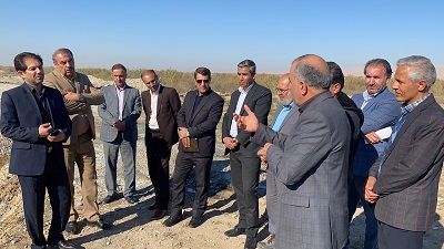 بازدید رییس سازمان مدیریت و برنامه ریزی و مدیرکل امور اقتصادی و دارایی از پروژههای آبفامهران