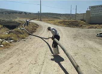 ۲۵۰ متر شبکه توزیع آب در شهرستان چرداول اجرا شد