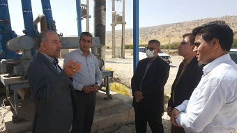 بازدید مدیرکل دیوان محاسبات از تاسیسات سد و تصفیه خانه فاضلاب شهر ایلام