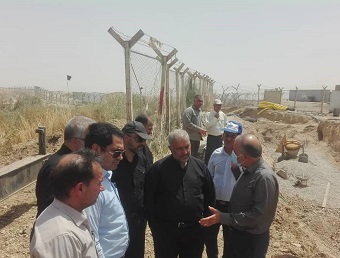 شبکه جمع‌آوری فاضلاب مسیرهای اصلی در پایانه مرزی مهران راه اندازی می شود