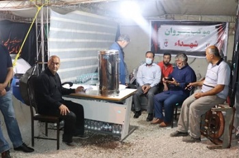 موکب هیئت پیروان شهدا در ایلام برپا شد