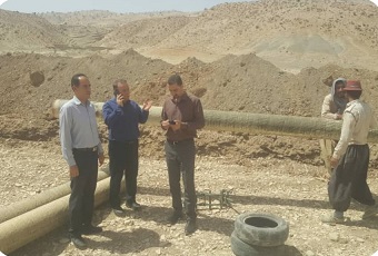 پیشرفت ۷۵ درصدی ایستگاه پمپاژ گنبد ملکشاهی