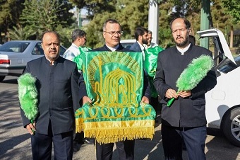 خُدام بارگاه منور رضوی وارد ایلام شدند