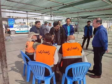 زوار اربعین با ۷۰۰ دستگاه اتوبوس در پایانه برکت مهران جابجا می شوند