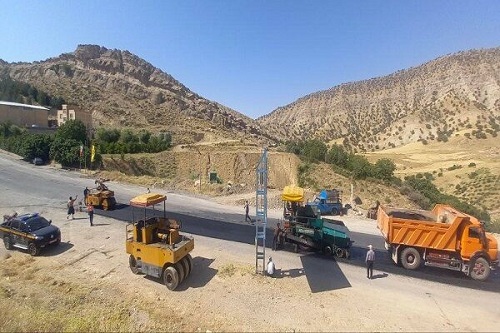 عملیات روکش آسفالت محور میمه-ملکشاهی آغاز شد