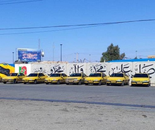 ساماندهی ناوگان سواری عمومی در پایانه مرزی مهران