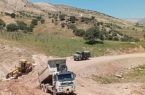 پیشرفت ۶۰ درصدی احداث راه دسترسی روستاهای عرب‌رودبار شهرستان سیروان