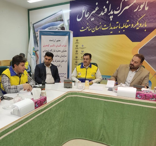 برگزاری مانور مشترک پدافندغیرعامل با رویکرد مقابله با تهدیدات انسان ساخت در ایلام