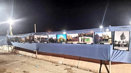 برپایی نمایشگاه عکس «رآو» در موکب هنرمندان ایران و ایلام «شین»