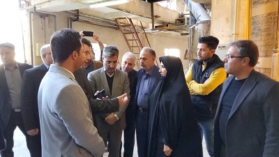 بازدید معاون وزیر صمت از کارخانه سولفات پتاسیم ایوان