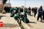 نظافت کامل شهر مهران ۲ هفته زمان می برد