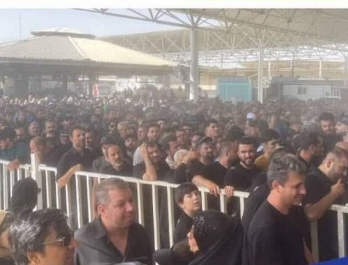 تردد  ۱۲۸ هزار زائر از مرز مهران در ایام محرم
