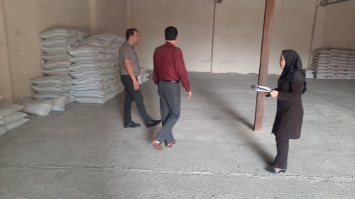 بازدید و نظارت گروه پایش کود از انبار و دفتر توزیع شهرستان دهلران