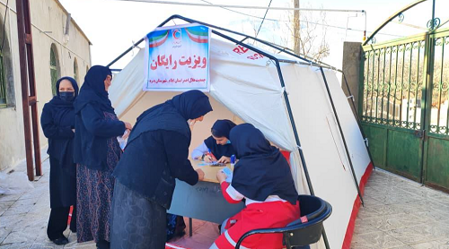 ️ ارائه خدمات رایگان کاروان سلامت هلال احمر به ۲۰۰ نفر در بدره