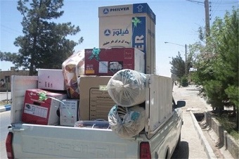 ۳۵ سری جهیزیه به نوعروسان ملکشاهی اهدا شد