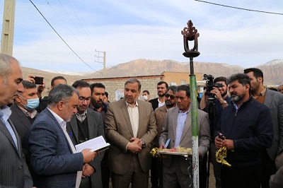 مشعل گاز در ۱۲ روستا و واحد صنعتی در هلیلان روشن شد